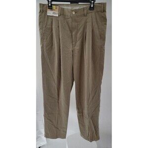 Caribbean Double Pleated Khakis New